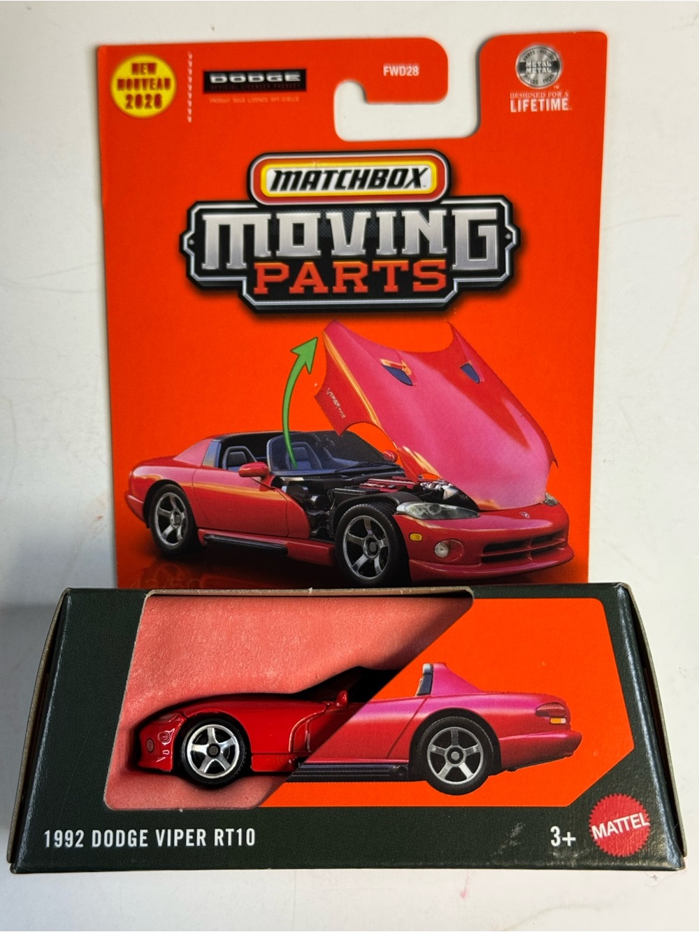 Matchbox Moving Parts 1992 Dodge Viper RT10
